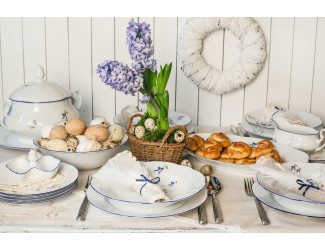 Набор тарелок мелких 6 шт 19см Leander Мэри-Энн Гуси декор 0807