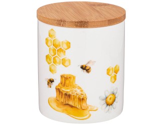 Банка с деревянной крышкой 360мл Lefard Honey bee 133-348