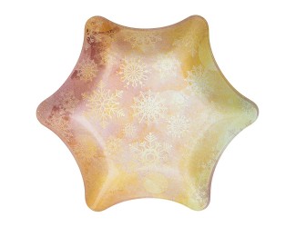 Салатник-звезда 25см Lefard Новогодний калейдоскоп 198-208