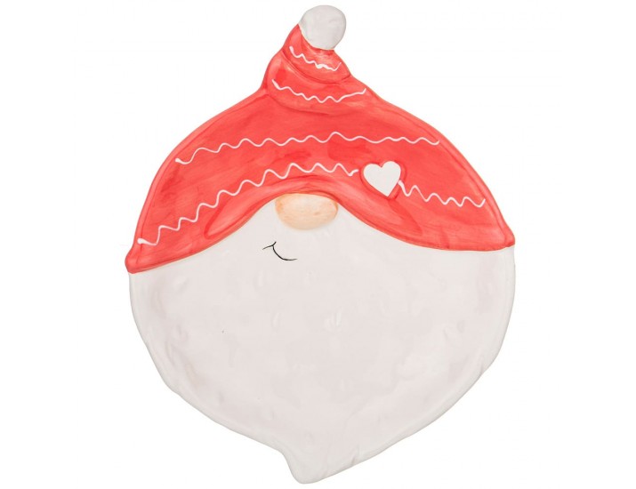 Блюдо 21,8*18см Lefard Christmas gift 230-433 Гномик красный