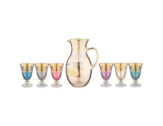 Набор для напитков 7 предметов Art Decor VENEZIANO GOLORS