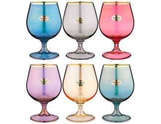 Набор бокалов для коньяка 6шт 530мл Art Decor Premium Colors