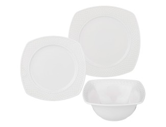 Набор посуды обеденный на 6 персон 18 предметов Lefard Диаманд квадрат 359-757