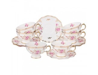 Набор чайных пар на 6 персон 12 предметов 240мл Lefard Завтрак у королевы 590-455