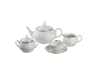 Чайный сервиз на 6 персон 15 предметов Elisabeth Bohemia Original Симона 662-562