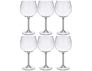 Набор бокалов для вина 6шт 570мл 21см Crystalite Bohemia Gastro/Colibri