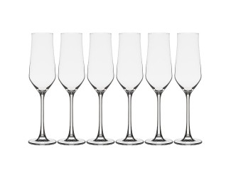 Набор бокалов для шампанского 6шт 220мл 26см Crystalite Bohemia Alca
