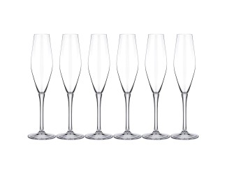 Набор бокалов для шампанского 6шт 210мл Crystalite Loxia