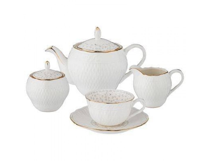 Чайный сервиз на 6 персон 15 предметов Lefard Вивьен 760-644