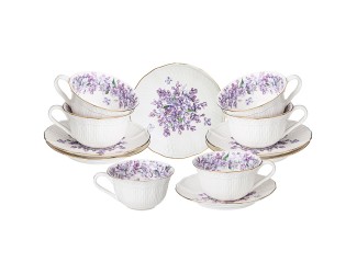 Набор чайных пар на 6 персон 12 предметов 250мл Lefard Lilac Сирень 760-756
