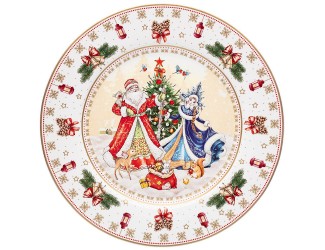 Тарелка 27см Lefard Дед Мороз и Снегурочка 85-1712