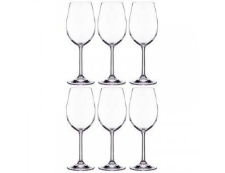 Набор бокалов для вина 6шт 30мл Crystalite Bohemia Gastro/Colibri 669-062