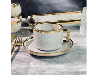 Чайный набор 12предметов 280 мл Lenardi Stone 102-132