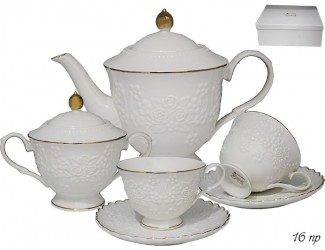Чайный сервиз на 6 персон 16 предметов Lenardi 105-264