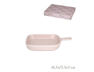 Форма(тарелка) для запекания 16,5см Lenardi розовый 108-848