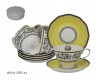 Набор чайных пар на 6 персон 12 предметов Lenardi Provence 105-914