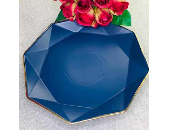 Набор тарелок 6шт 18,5см Lenardi синий 106-198