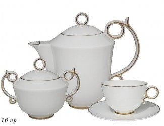Чайный сервиз на 6 персон 16 предметов Lenardi 108-333