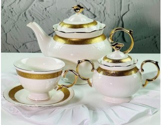 Набор чайных пар на 6 персон 12 предметов 220мл Lenardi 109-119