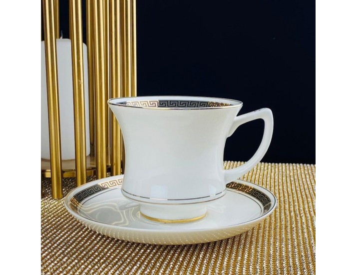 Набор чайных пар на 6 персон 12 предметов 300мл Lenardi 109-147