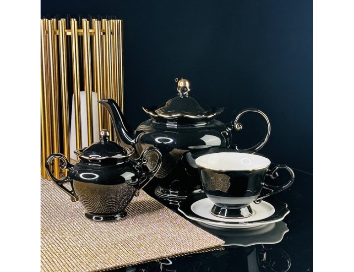 Чайный сервиз 14пр. 220 мл Lenardi NOIR 109-189