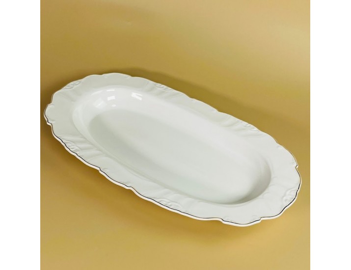 Овальное блюдо 46см Lenardi КРОКУС ЗОЛОТО 109-267