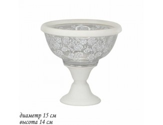 Конфетница на ножке 15см 110289