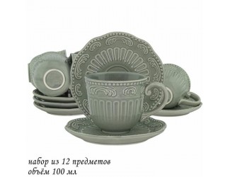 Кофейный набор 12пр. 110 мл Lenardi БАВАРИЯ 110445