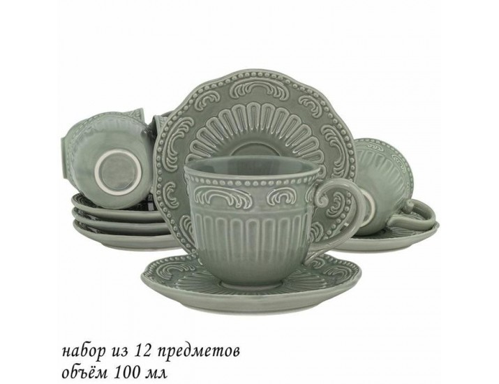 Кофейный набор 12пр. 110 мл Lenardi БАВАРИЯ 110445