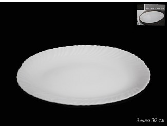 Овальное блюдо 30см Lenardi Триумф 116-027