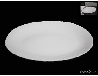Овальное блюдо 36см Lenardi Триумф 116-030