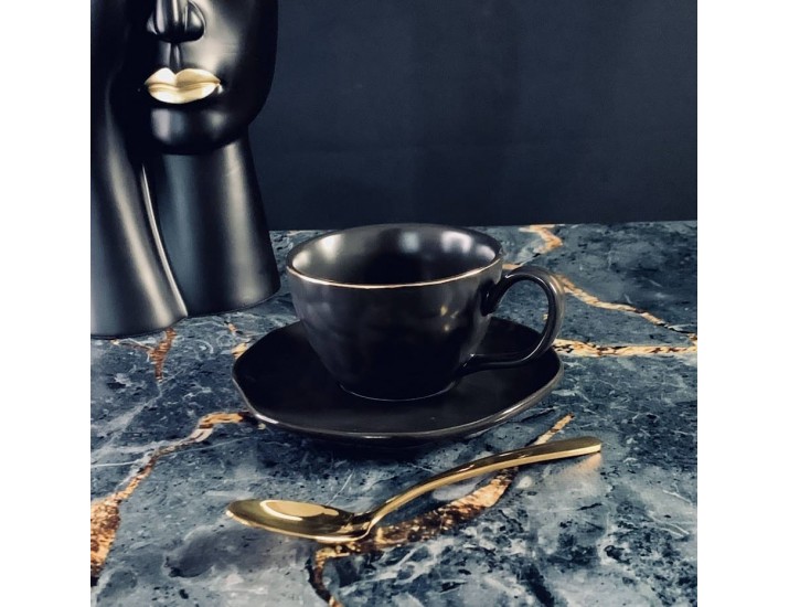 Чайная чашка 250 мл с блюдцем Lenardi Марокко 118-020