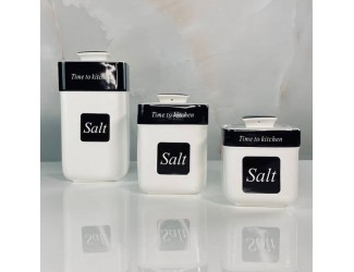 Набор из 3 банок 260 мл с ложками на подставке Lenardi 118-070