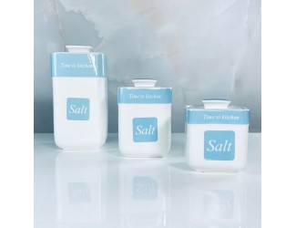 Набор из 3 банок 260 мл с ложками на подставке Lenardi 118-071