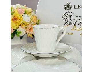 Набор кофейных пар на 6 персон 12 предметов 110мл Lenardi 118-120