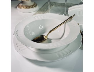 Набор из 6 глубоких тарелок 23см Lenardi Resto 118-152