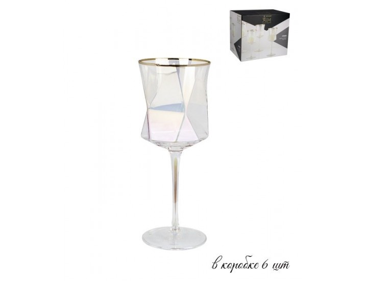 Набор из 6 стаканов для вина Lenardi Diamond  450мл 121-002