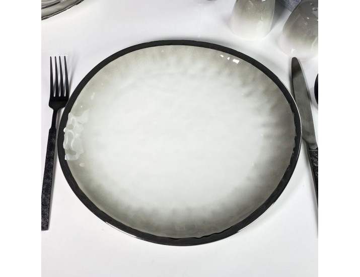 Набор из 2 тарелок 27см Lenardi Toronto Grey 122-124