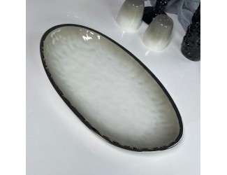 Набор из 2 овальных блюд 35,5см Lenardi Toronto Grey 122-128