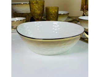 Салатник 25,5х24х8см Lenardi Toronto Cream 122-139