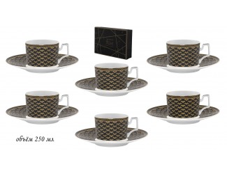 Чайный набор на 6 персон 18 предметов Lenardi 133-124
