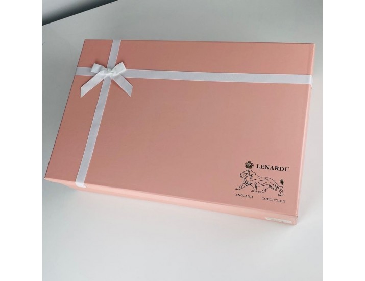 Чайный сервиз на 6 персон 20 предметов Lenardi 133-413 розовый