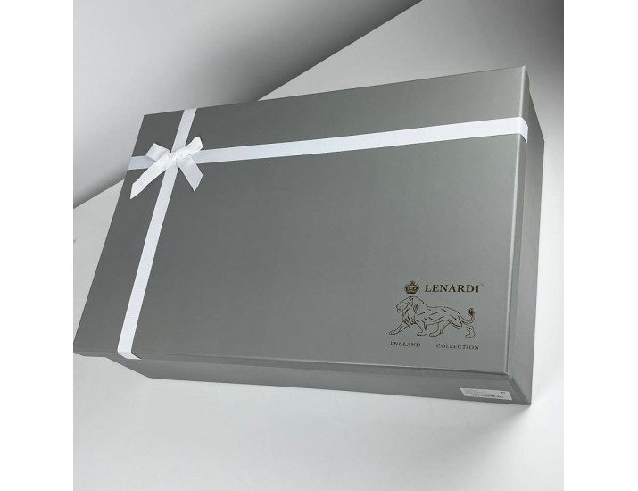 Чайный сервиз на 6 персон 20 предметов Lenardi 133-414 серый