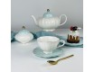 Чайный сервиз на 6 персон 22 предметов Lenardi 133-412 голубой