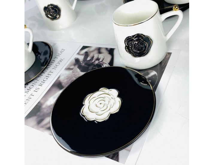 Набор чайных пар на 6 персон 12 предметов 220мл Lenardi 133-460