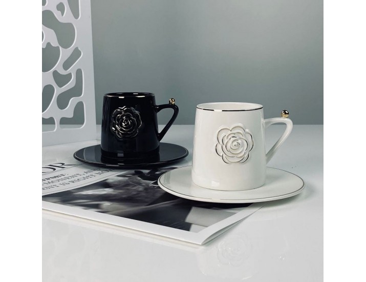 Набор чайных пар на 2 персон 4 предметов 220мл Lenardi 133-465