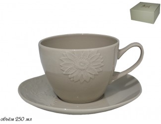 Чайная пара 350мл Lenardi GREENBLACK серый 135-035