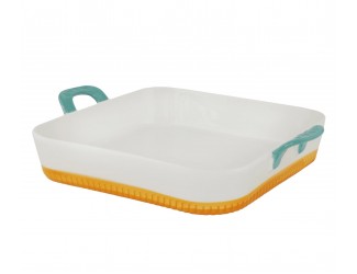 Квадратное блюдо для запекания 22см с ручками 142-068