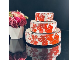 Набор из 3 салатников 21см,15,5см,10,5см Lenardi 142-082 красный