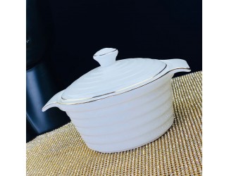 Круглый салатник 16см с крышкой 142-145